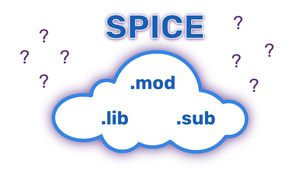 (SPICE) Diferencias entre .lib .mod y .sub